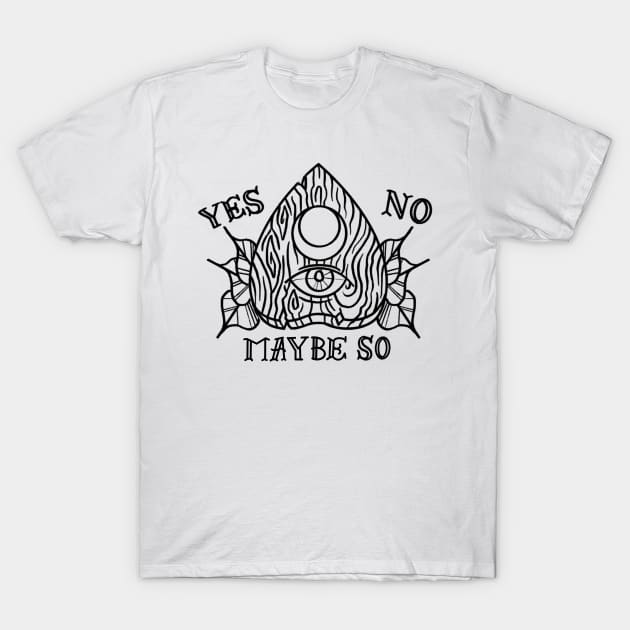 Ouija Planchette T-Shirt by HAPHEART.COM